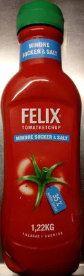 Felix, Orkla Foods Felix Tomatketchup Mindre socker & salt (1.22 kg)