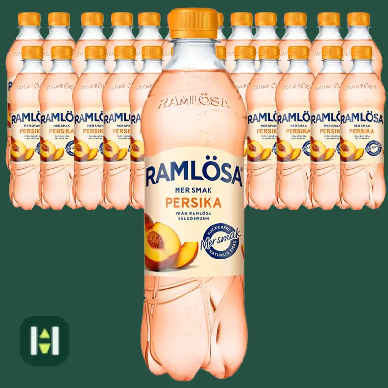Ramlösa Persika (Mer Smak) (0,5l)